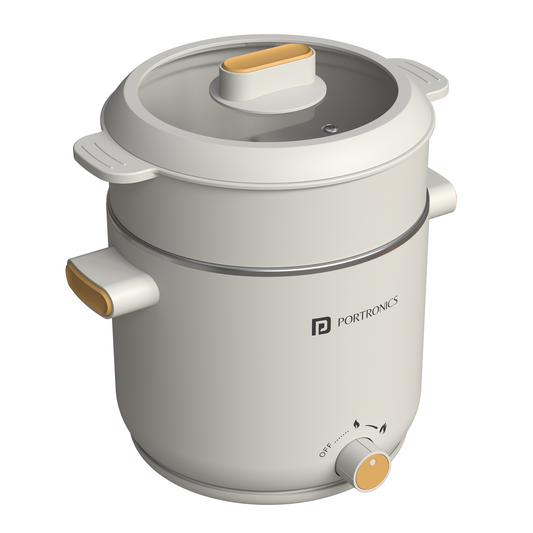 Anymeal Portable Electric Kettle with Steamer – Fast Water Boiling, 1.5L Capacity, Non-Stick Coating & Food-Grade Stainless Steel for Safe Cooking