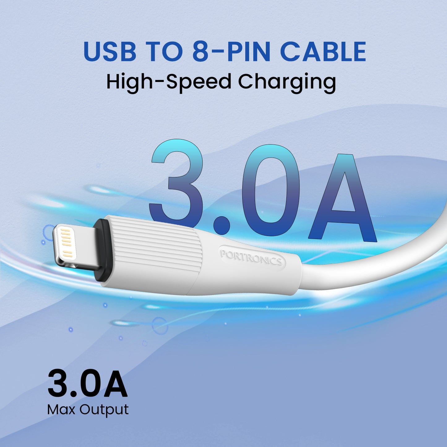 Apple charging cable alternative—Silklink 8 Pin USB cable, 1 meter long, supports quick 20W output, ideal for travel, office, and home Apple devices.