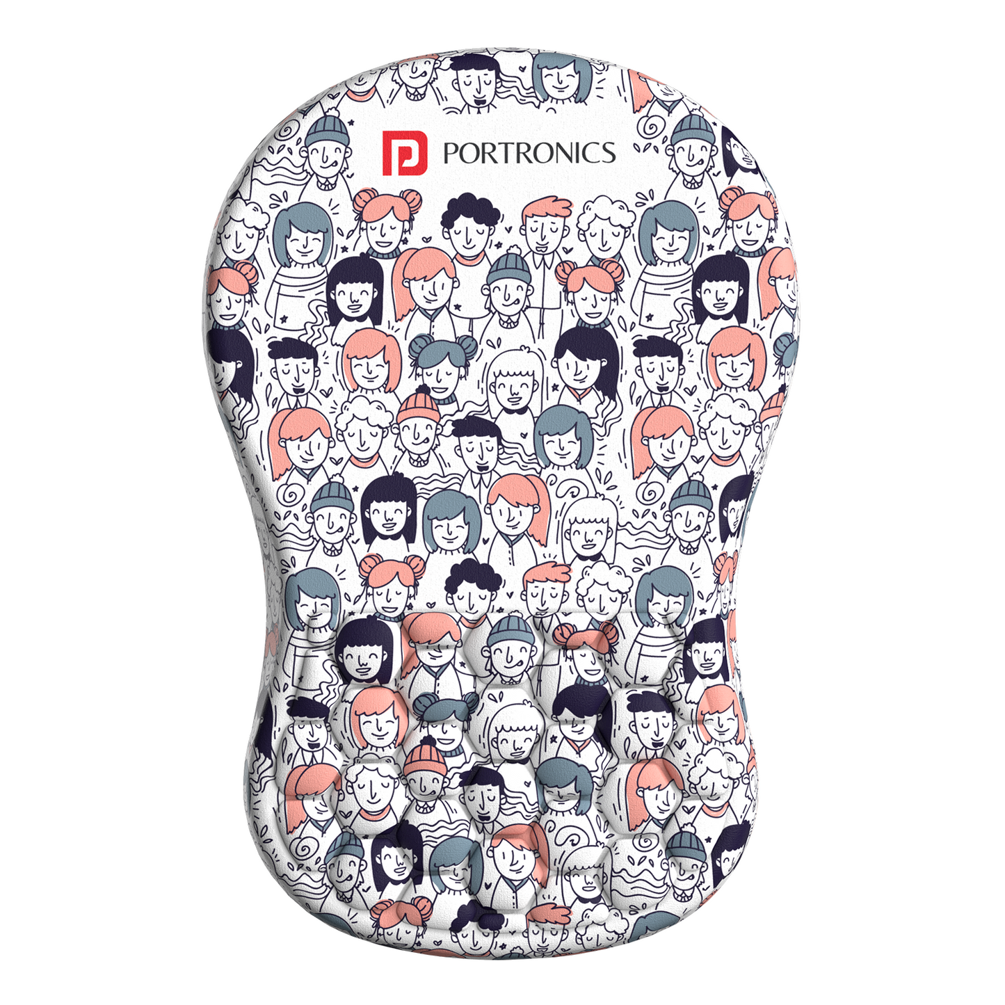 Portronics comfipad mouse pad. White