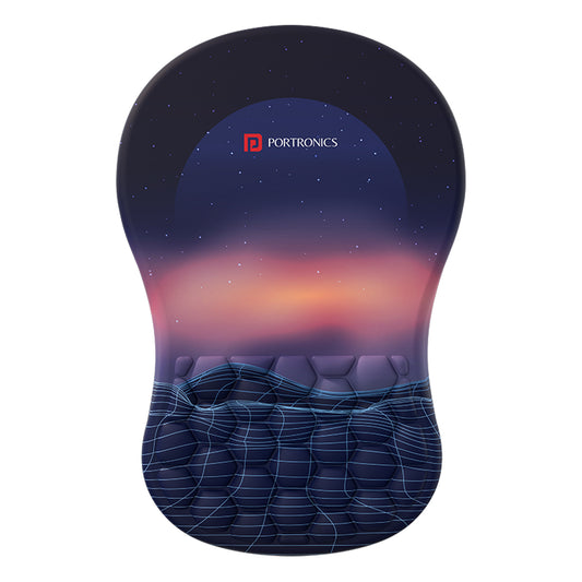 Portronics comfipad mouse pad online at best price. Blue