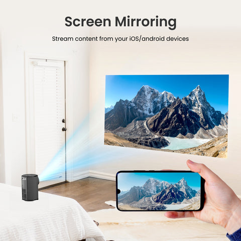 Portronics Beem 400 Wifi Bluetooth projector at affordable rate| portable projector with screen mirroring
