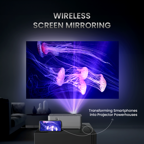 Portronics Beem 420 portable wireless projector| Led projector with wireless screen mirroring