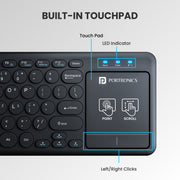 Portronics Bubble Pro Bubble Pro Wireless Keyboard with built in Mouse keyboard