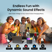 Portronics Dash 3 portable bluetooth party speaker comes with 5 voice changing effects 