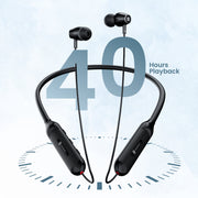 Portronics Harmonics Z7 wireless earphones neckband| bluetooth headphones neckband | bluetooth headset neckband with 40hr playback