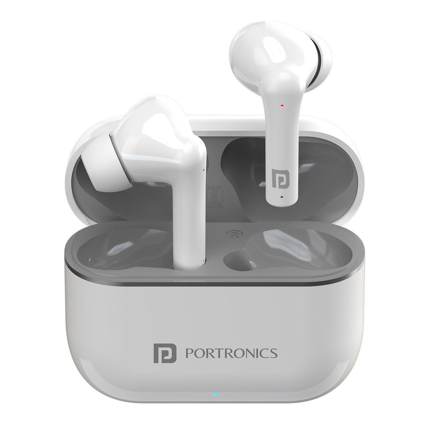 White Harmonics Twins S6 Bluetooth earbuds with an ergonomic in-ear design, magnetic speaker technology, and IPX4 water resistance for an all-day comfortable fit| earbuds for working professional