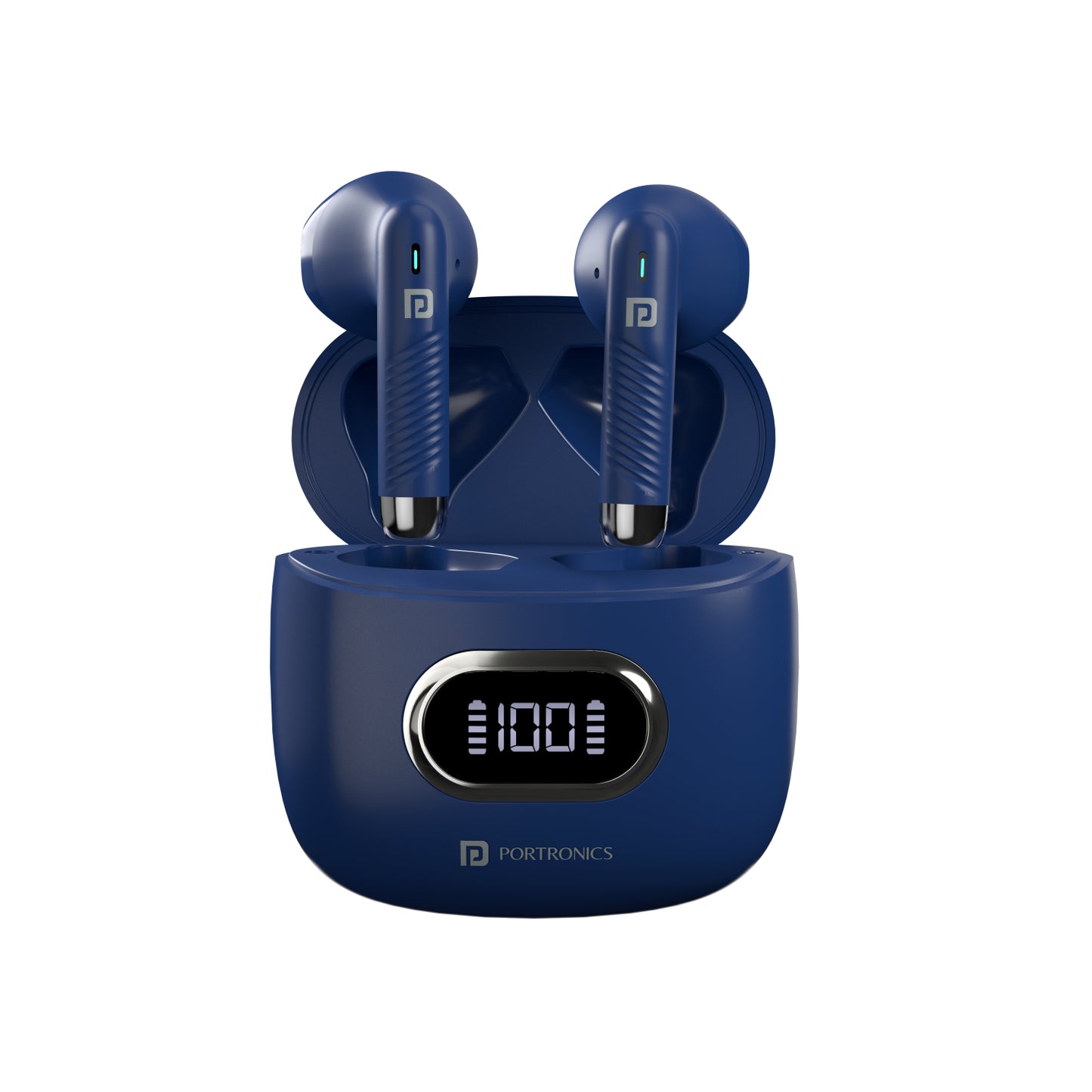 Blue Harmonics Twins S9 TWS earbuds with 13mm dynamic drivers, delivering powerful high bass sound and an immersive music experience like never before.