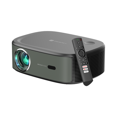 Portronics Beem 430 Smart LED Projector| mini portable projector for home with remote