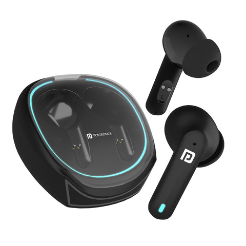 Portronics Harmonics Twins s11 wireless earbuds| best earbuds online with mic
