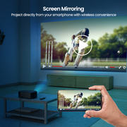 Portronics Beem 430 mini projector  smart led home Projector comes with screen mirroring| mini projector