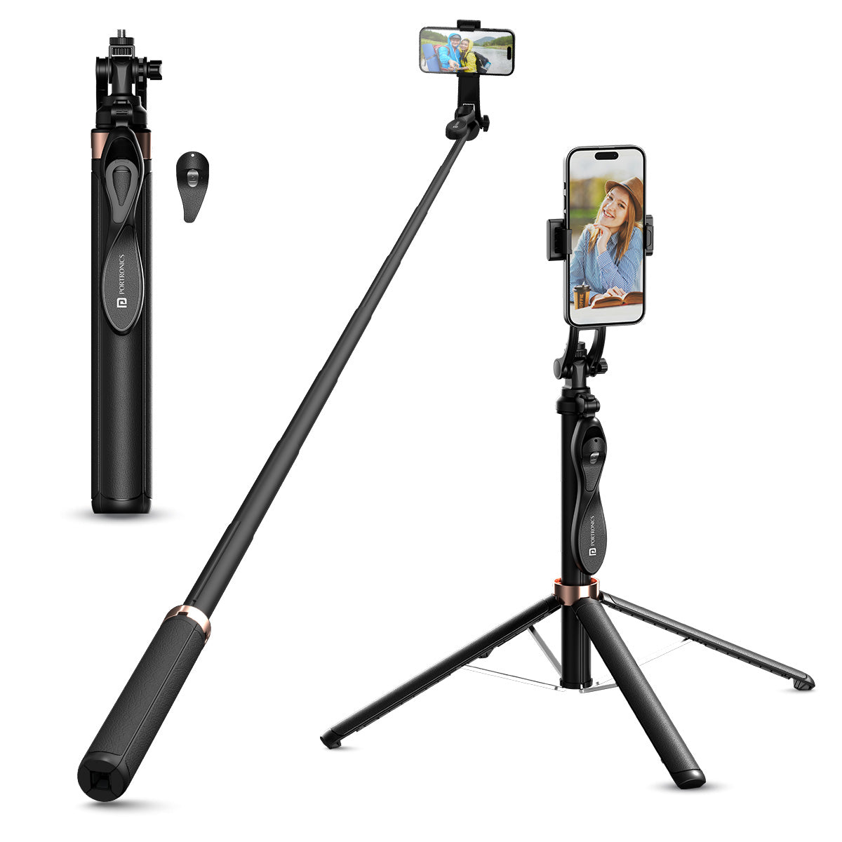 Buy Lumistick Pro Selfie Stick with Rechargeable Fill Light