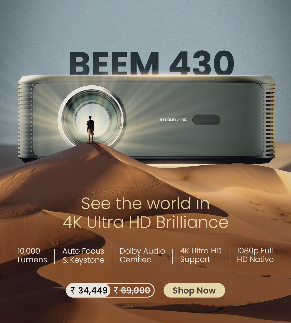 4K Ultra HD projector - Portronics Beem 430