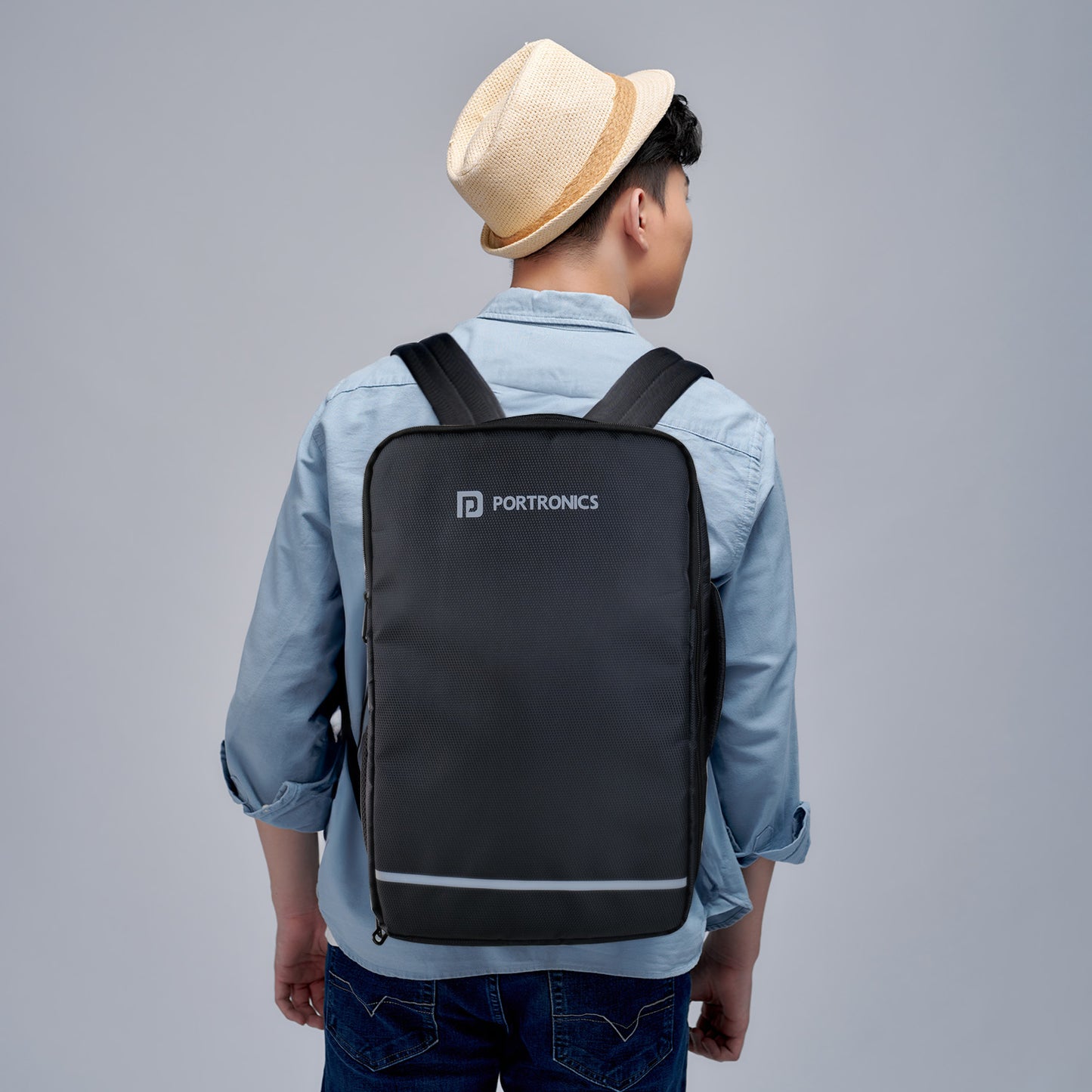 Portronics Elements U bag – a premium 16 inch laptop bag with secure buckle closure and padded straps for comfort| best laptop bag online at best price