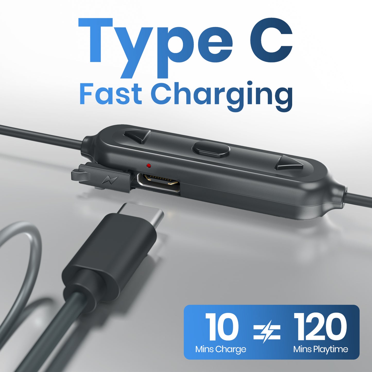 Portronics Harmonics Y4 Wireless Neckband Earphones | 100H battery life with Bluetooth 5.4 ensures fast connection & efficient power use | dual pairing for phone + laptop multitasking | lag-free game/music mode enhances gaming & streaming | Type-C fast charging keeps you powered up | dynamic drivers for deep bass and clear audio | lightweight, magnetic earbuds with mic | versatile wireless stereo headset for office, workouts, travel, and entertainment