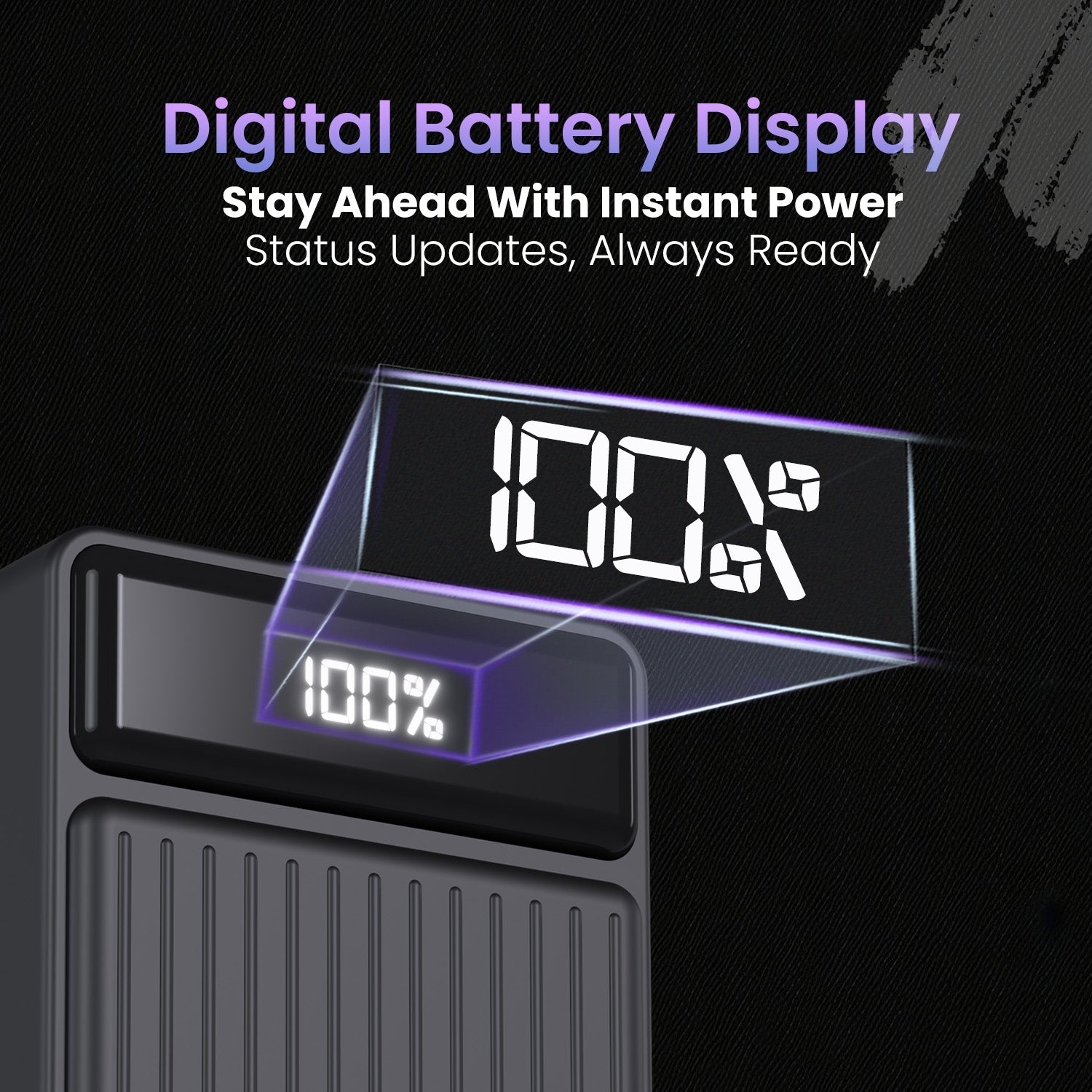 Portronics Luxcell B 20k 20000mah Power bank with digitla display| best power bank online at discounted price| best portronics powerbank at best price| 20000mah power bank online| power bank for smartphone