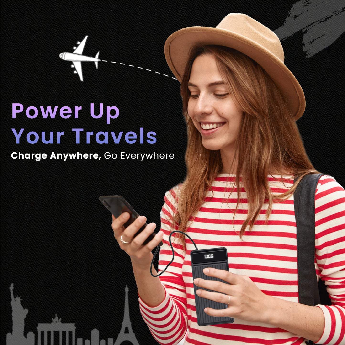 Portronics Luxcell B 20k 20000mah Power bank for traveler| best power bank for mobile phone| power bank for all day use| power bank for travelers| affordable powerbank online| portronics power bank 20000mah