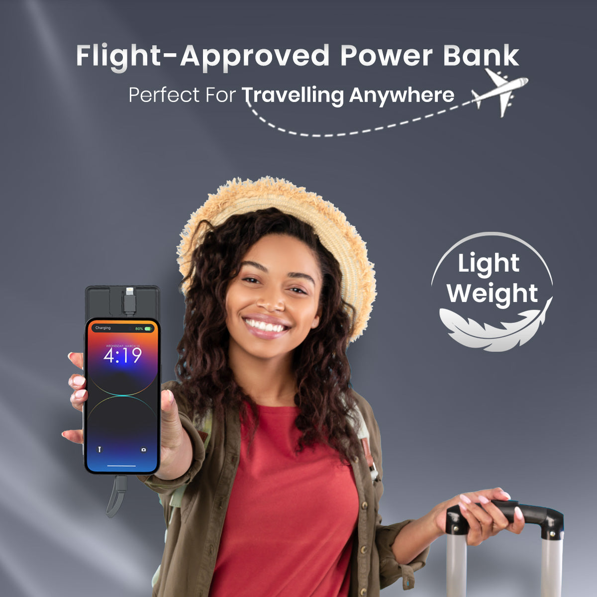 Luxcell Bind Mini 20K Portronics 20000mAh power bank with affordable price and long-lasting battery