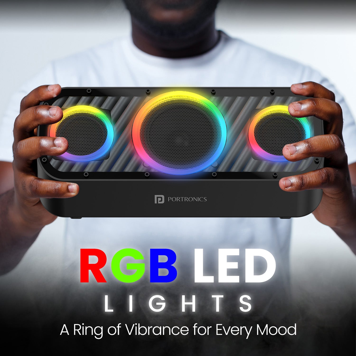 Portronics Microblast 60W party speaker come with RGB LED light| Wireless party speaker| Party speaker| Speaker for party| best speaker by portronics