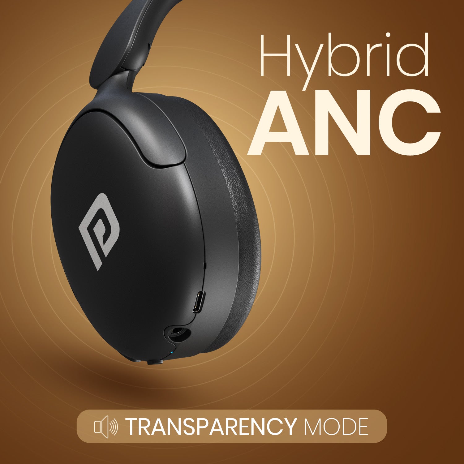 Portronics Muffs M5 Gaming Headphones with Mic | Heavy Bass, Multiple EQ Modes & Quad Mic for Lag-Free Gaming & Streaming | Wireless Gaming Headphones, Gaming Headphones with Mic