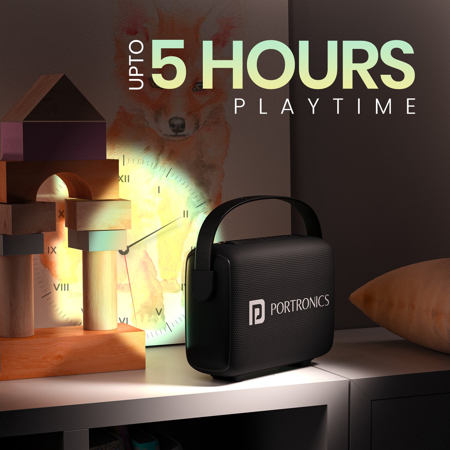 Portronics Resonate 2 14w portable speaker with 5hr playtime for non-stop party|  speaker with latest Bluetooth technology| best speaker under 3000