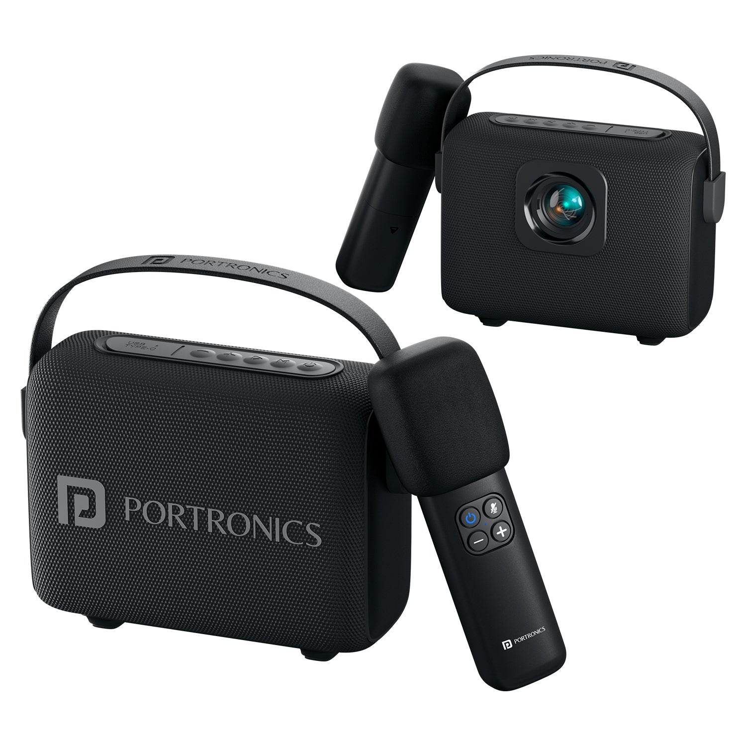 Portronics Resonate 2 14w portable speaker with wireless karaoke mic | Best Bluetooth speaker online| wireless speaker in India| Speaker for parties