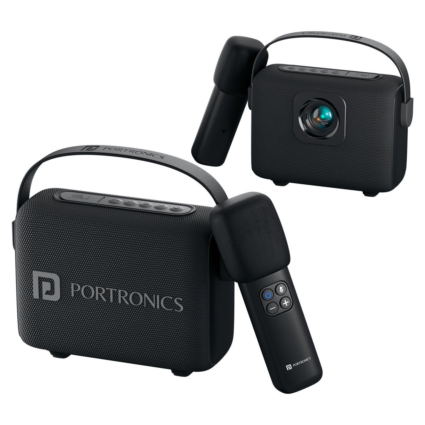 Portronics Resonate 2 14w portable speaker with wireless karaoke mic | Best Bluetooth speaker online| wireless speaker in India| Speaker for parties