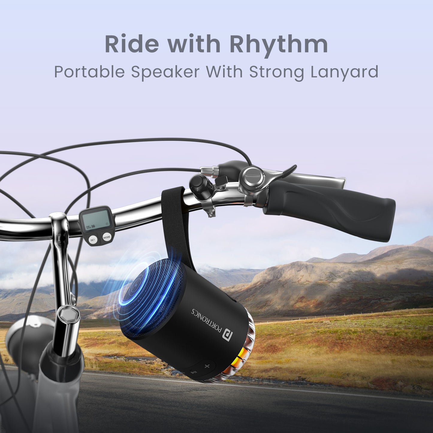 Portronics soundpot pro portable speaker for biker| best speaker traveller| pocket friendly bluetooth speaker