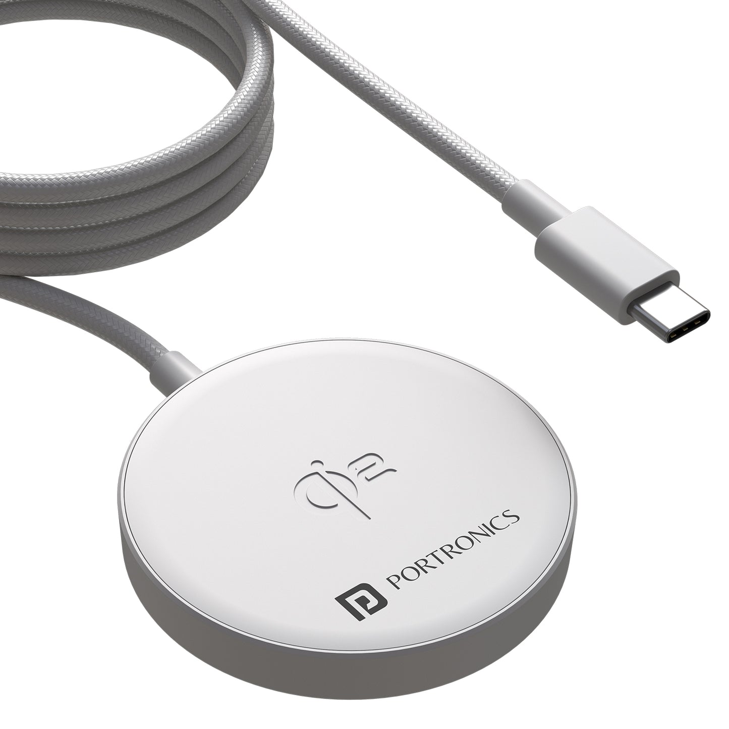 White Quikk Wireless Charger Under 1500 provides premium features like MagSafe compatibility, Qi2 certification, and Type-C fast charging, all at an affordable price