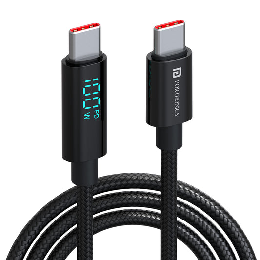 Konnect View 100W PD Type C to Type C Cable-2M
