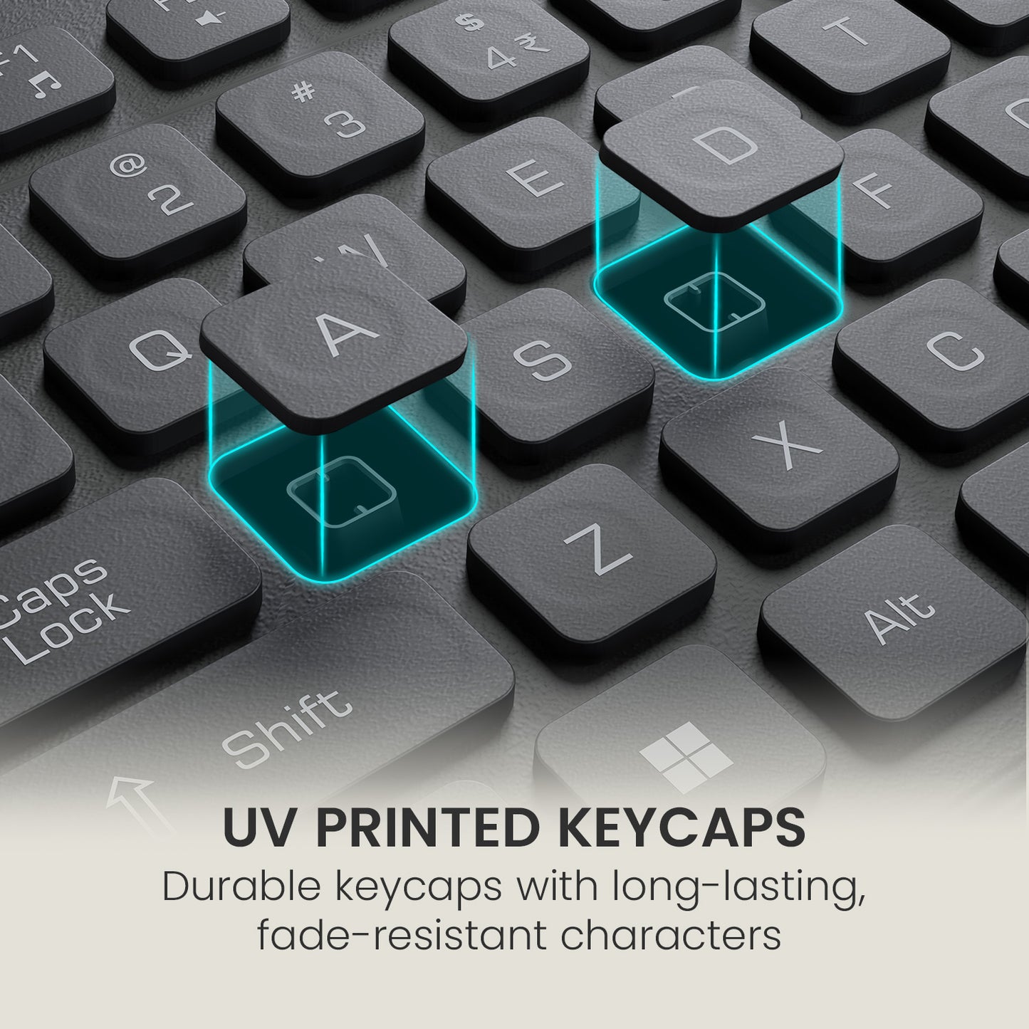 Durable UV-coated Portronics Keytonic wired keyboard with number pad and multimedia keys, combined with a high-precision optical mouse for laptop and MacBook users.