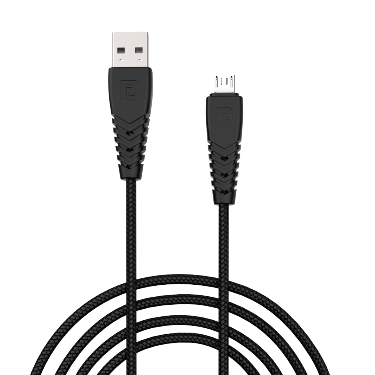Portronics Konnect B Micro USB B Quick Charging Cable online at best price| best micro usb b charging cable. Black