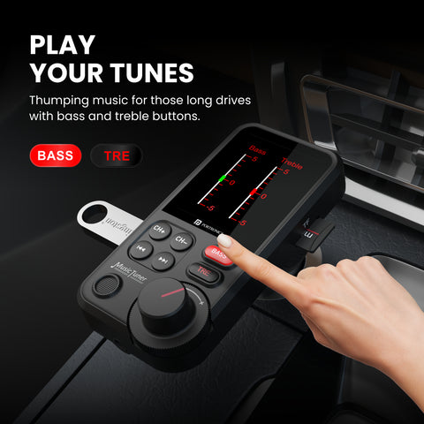 Portronics Auto One Bluetooth Car Stereo play your tunes