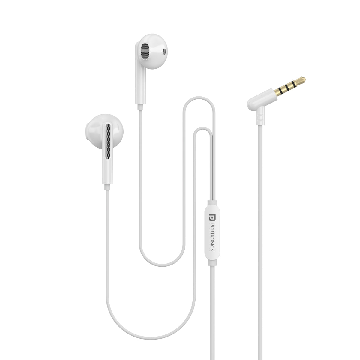 Portronics in top ear earphones