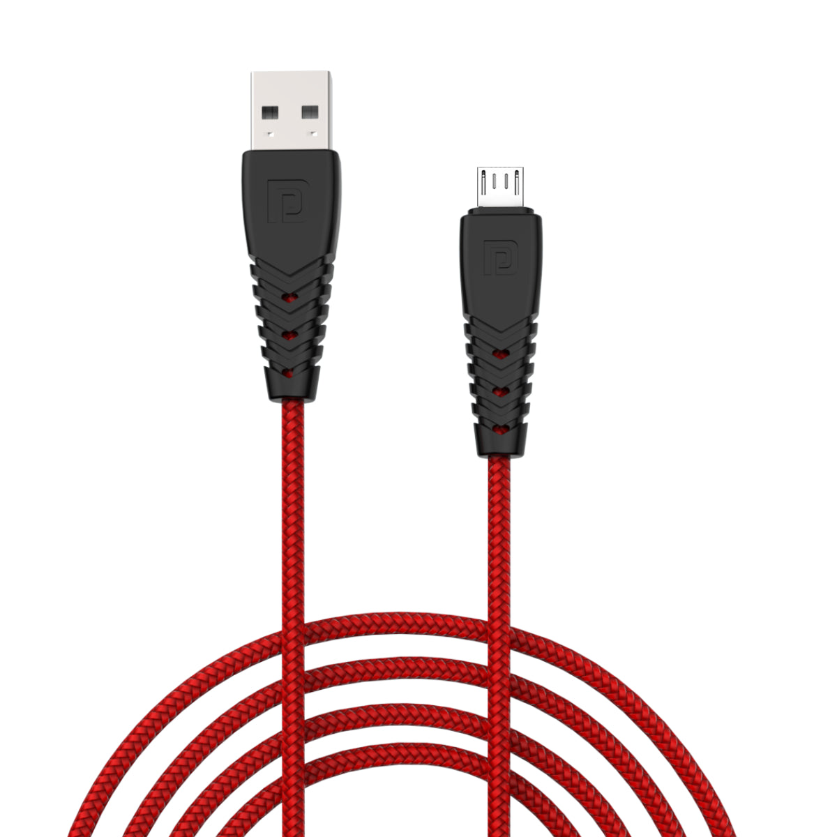 Portronics Konnect B Micro USB B Quick Charging Cable| charging cable| usb b charging cable. Red