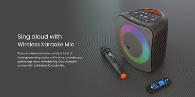 Sing your heart out with Dash Speaker’s Wireless Karaoke Mic