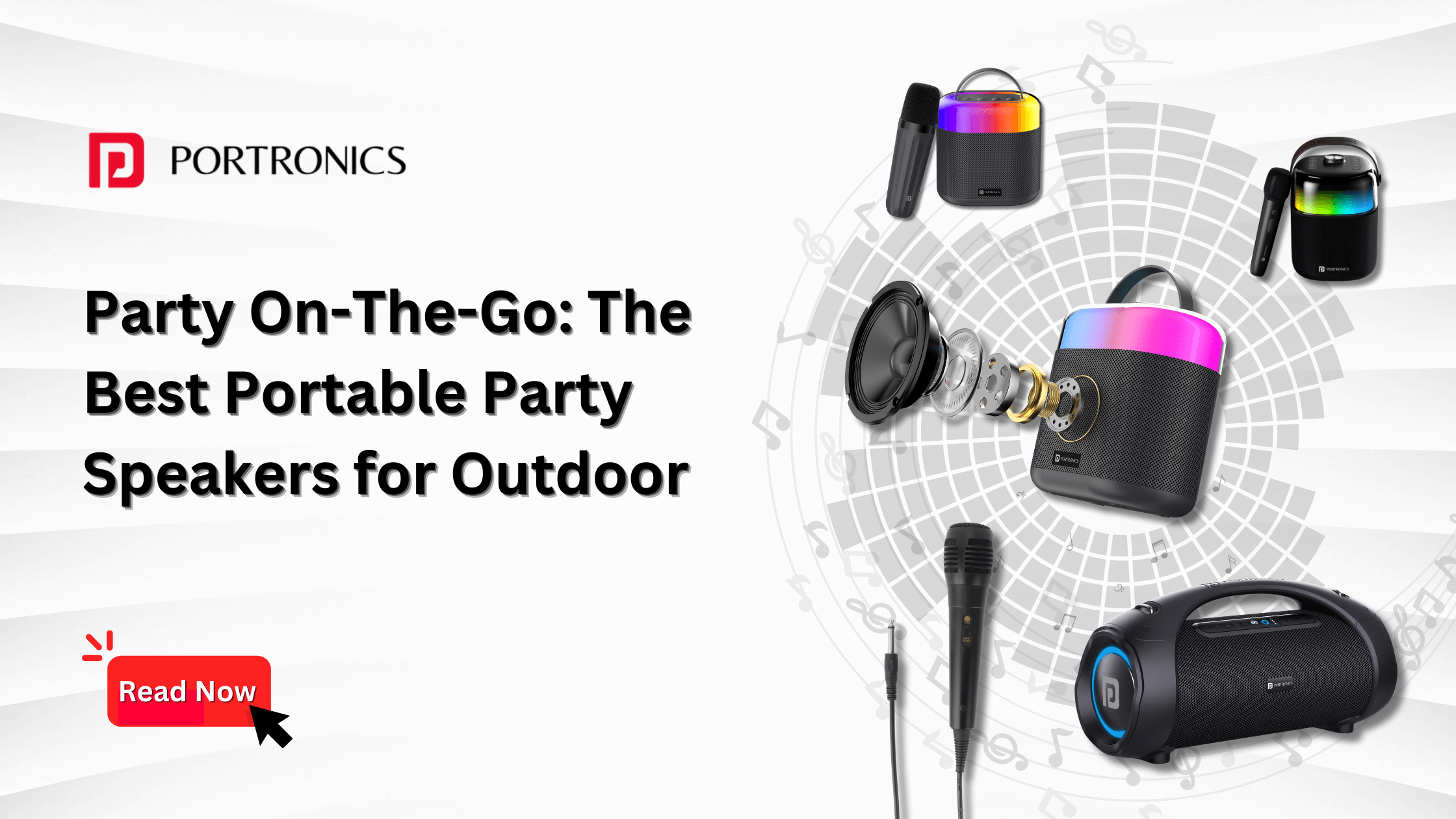 Party OnTheGo The Best Portable Party Speakers for Outdoor Portronics