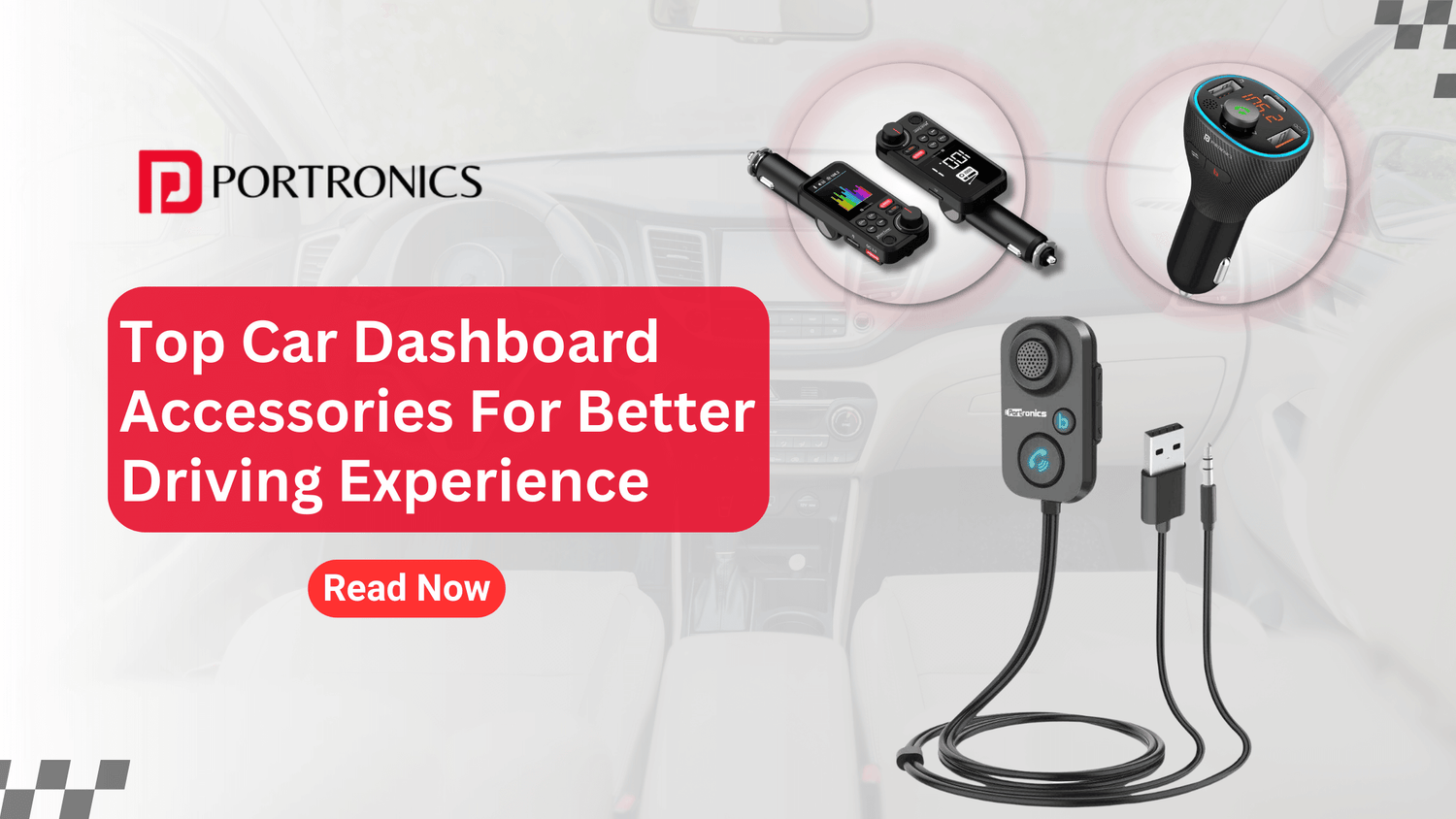 Top Car Dashboard Accessories For Better Driving Experience – Portronics