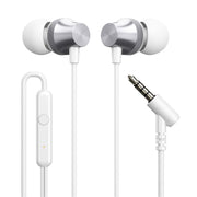 Portronics Conch Beat A wired earphones white