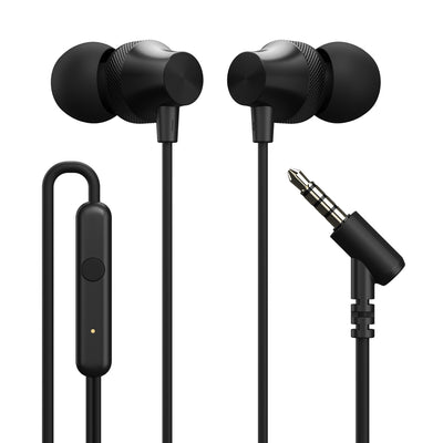 Portronics Conch Beat A in-ear wired earphones Black