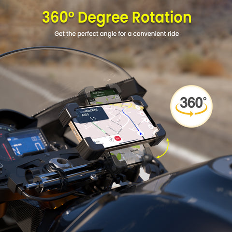 Portronics Mobike III mobile Holder with 360 degree rotation