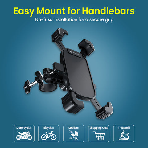 Portronics Mobike III Bike phone Holder with secure grip