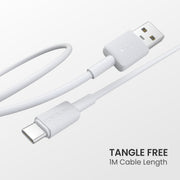 tangle free charging cable from portronics
