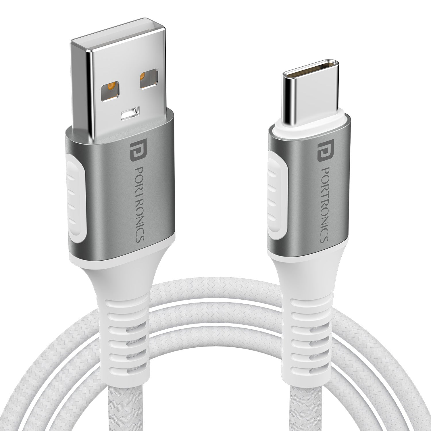 Konnect Y - A To C Cable Nylon Braided 1.5M 3A — Portronics