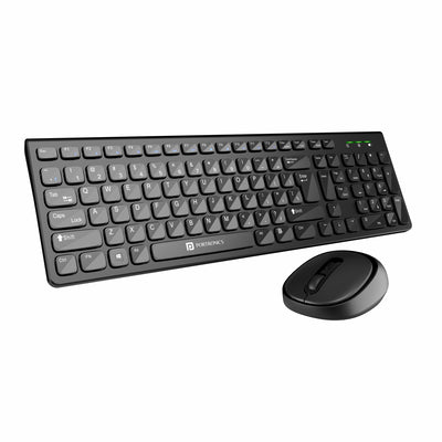 Portronics Key7 Combo wireless keyboard| keyboard for laptop online