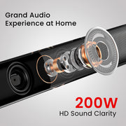 Portronics pure sound 105 200w sound bar for tv