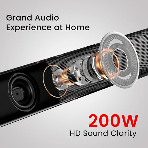 Portronics pure sound 105 200w sound bar for tv