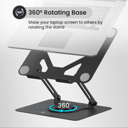 My Buddy K11 portable laptop stand| foldable laptop stand for bed 360 degree rotating base