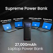 Portronics Ampbox 27K 27000mah fast charging laptop power bank 