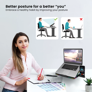 Portronics My Buddy Air Cooling Pad: Portable Laptop stand For better posture