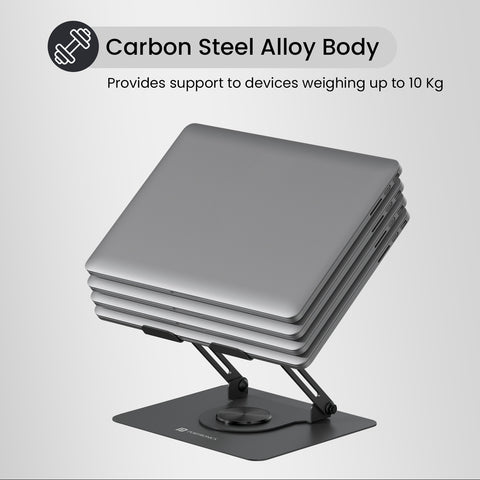 My Buddy K11 ergonomics design laptop stand| adjustable laptop stand made with carbon steel alloy body